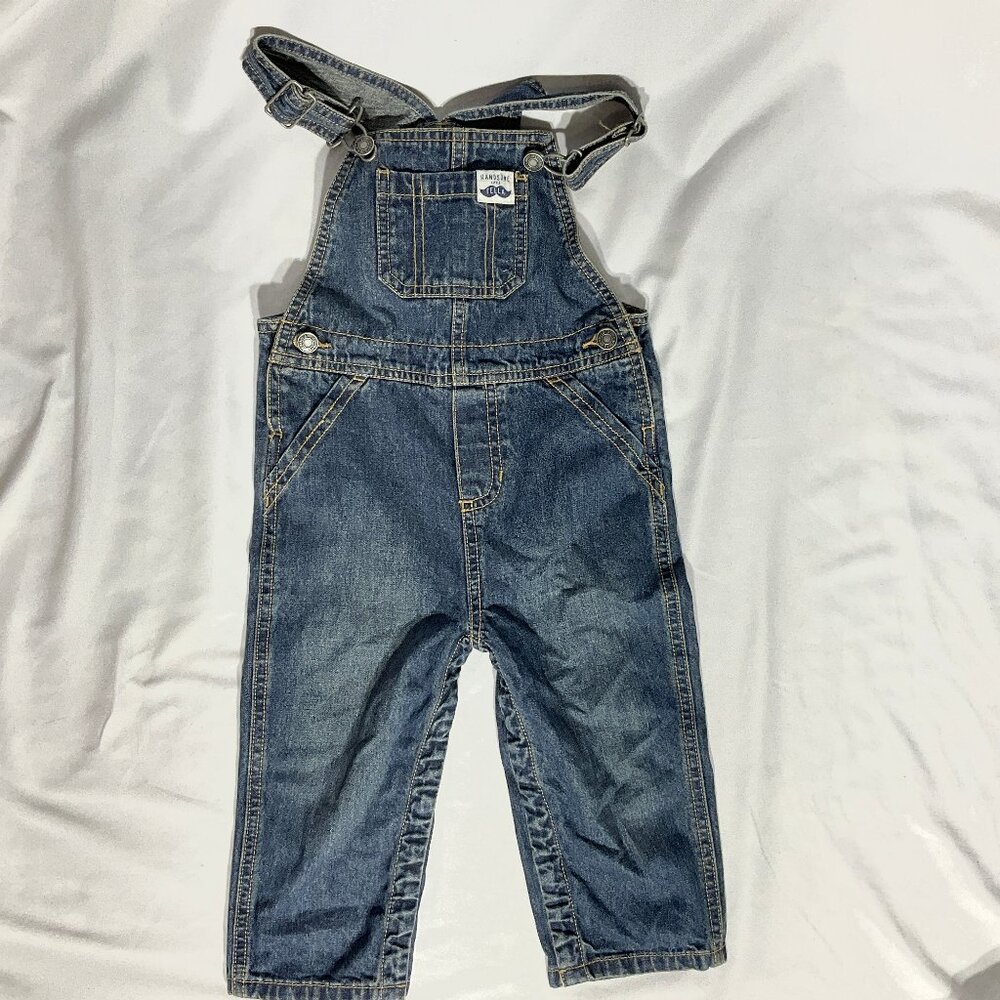 Carters Blue Jean Overalls 24 Months Denim Toddler Kids